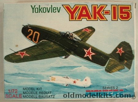 Pioneer 2 1/72 Yakovlev Yak-15, PN2001 plastic model kit